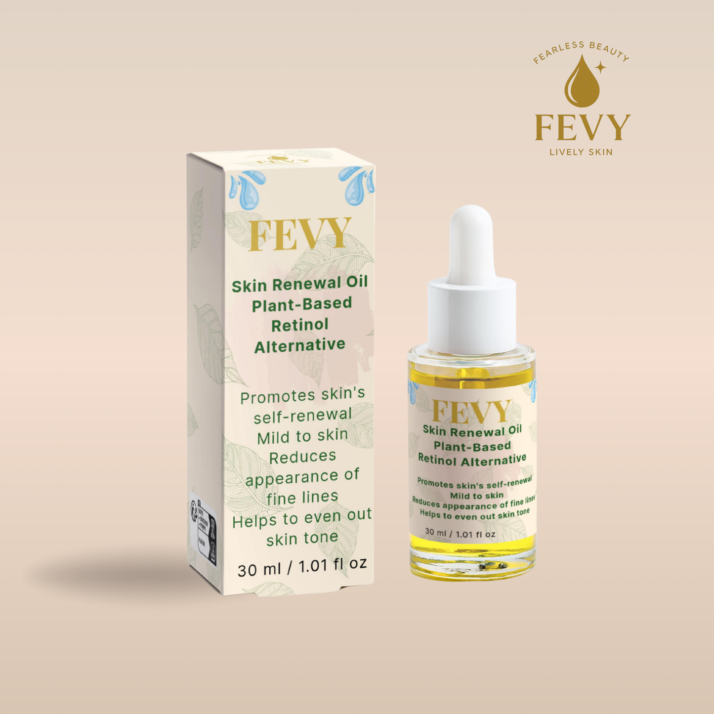 FEVY Skin Renewal Oil – Plant-Based Retinol Alternative