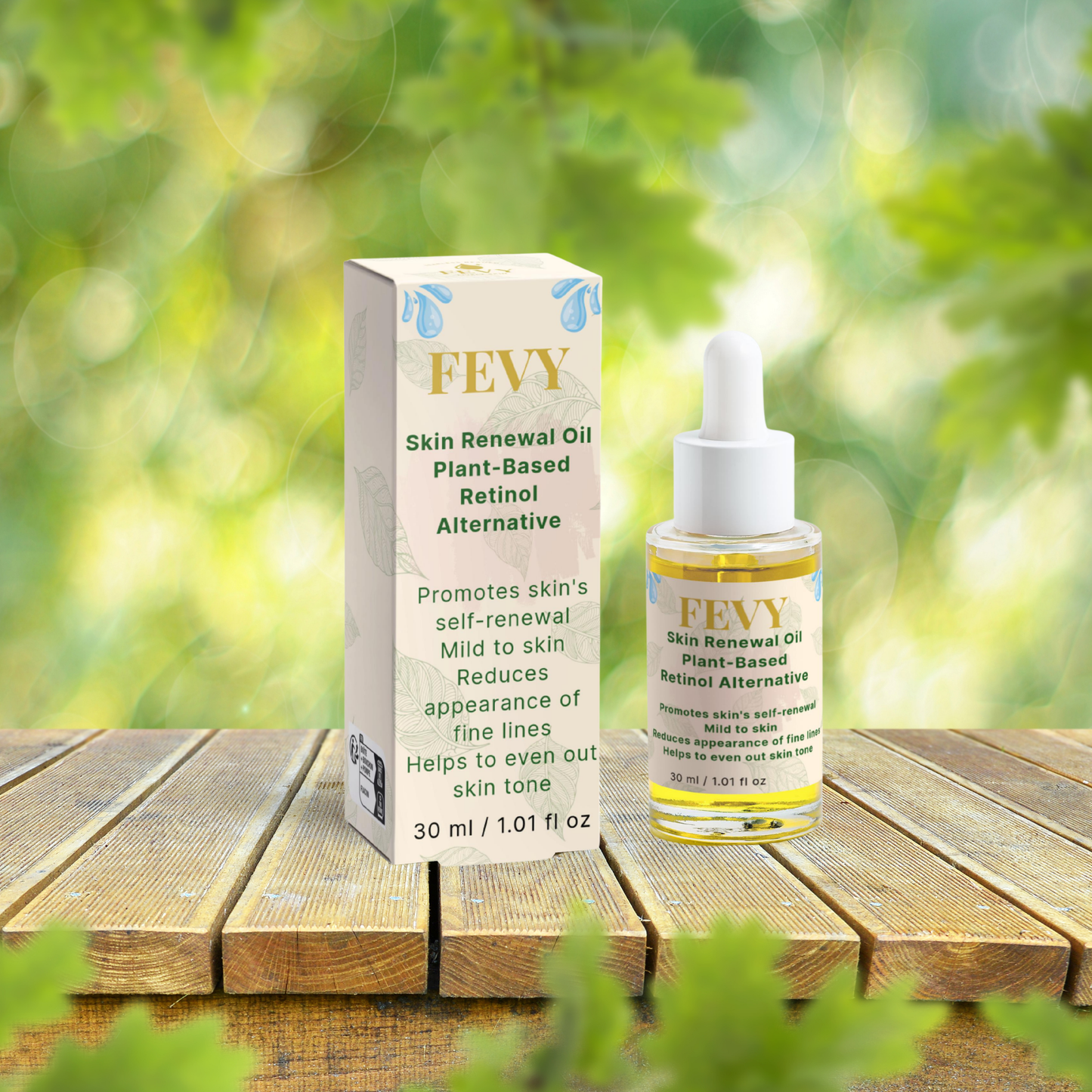 FEVY Skin Renewal Oil – Plant-Based Retinol Alternative