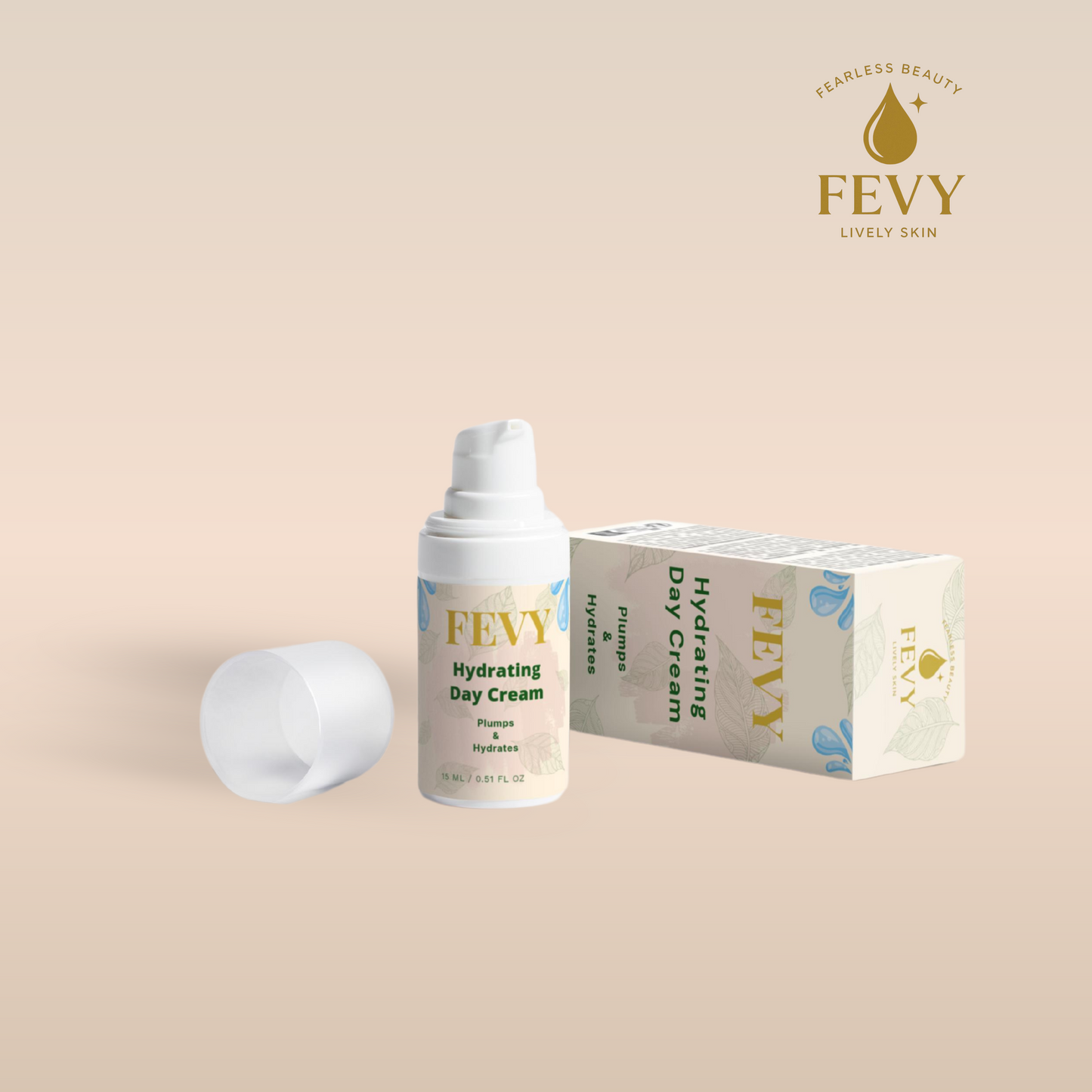 FEVY Hydrating Day Cream With Hyaluronic Acid -15ml
