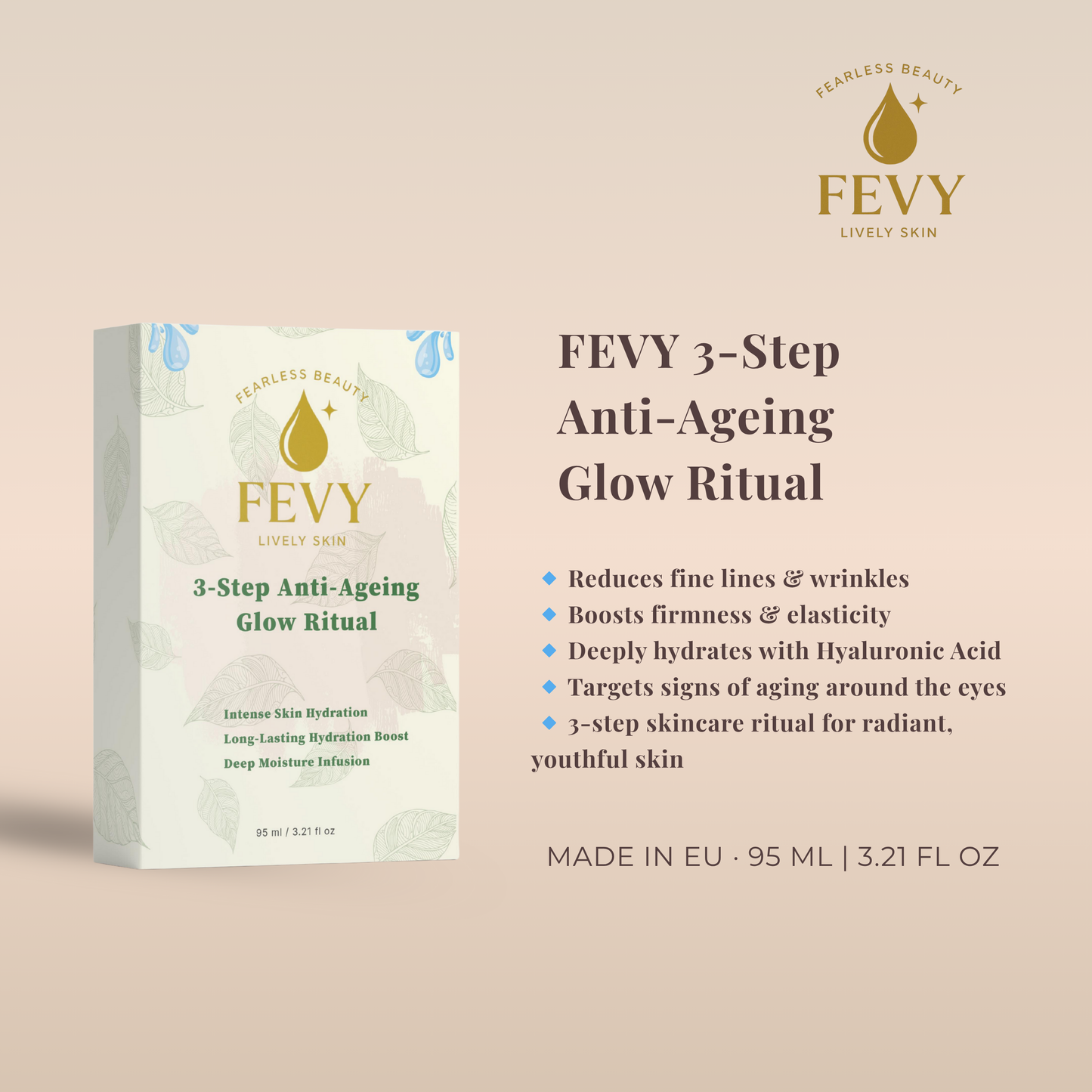FEVY 3-Step Anti-Ageing Glow Ritual