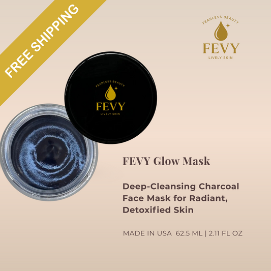 FEVY Glow Mask – Deep-Cleansing Charcoal Face Mask for Radiant, Detoxified Skin - Out of stock