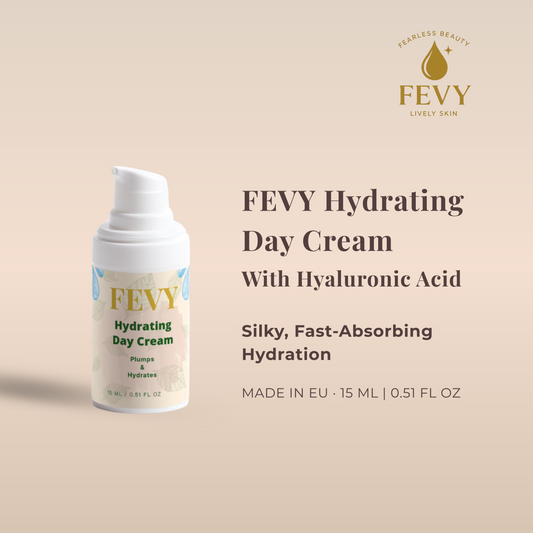 FEVY Hydrating Day Cream   With Hyaluronic Acid -15ml