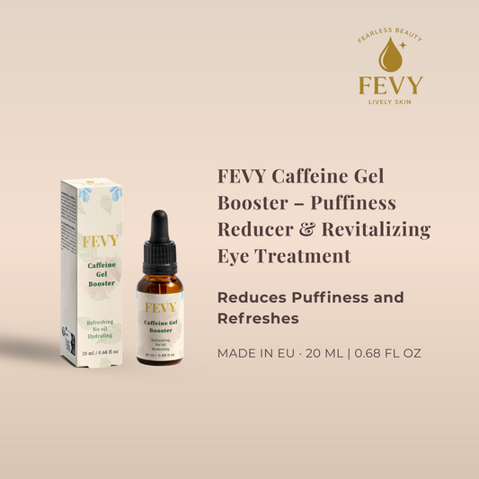 FEVY Caffeine Gel Booster – Puffiness Reducer & Revitalizing Eye Treatment - 20ml