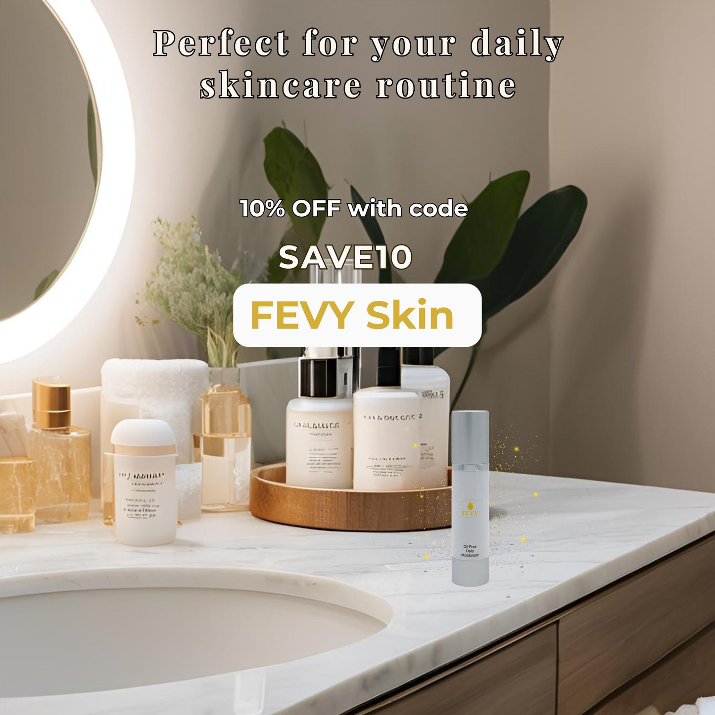 FEVY Clear Glow Moisturizer – Oil-Free Hydration for Oily Skin