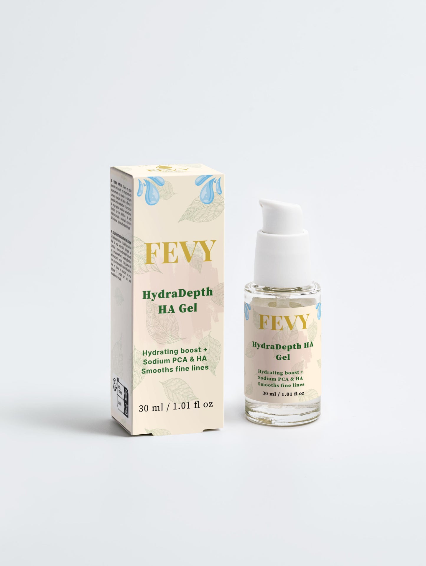 FEVY HydraDepth HA Gel – Deep Hydration with Multi-Molecular Hyaluronic Acid & Sodium PCA
